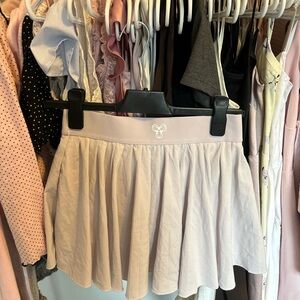 Aritzia Pink Mini Skater Skirt